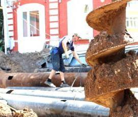 Монтаж буронабивных свай - модель 1