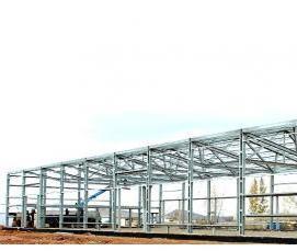 Монтаж быстровозводимых металлоконструкций - вариант 2