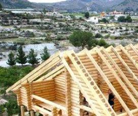 Монтаж деревянных стропил - тип 4