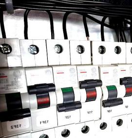 Монтаж электрического щитка в квартире - вариант 1