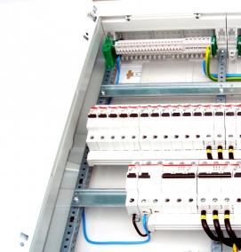 Монтаж электрического щитка в квартире - вариант 4