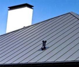 Монтаж фальцевой кровли из меди - вариант 1