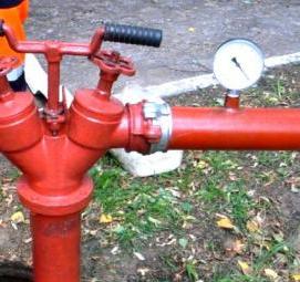 Монтаж гидрантов пожарных в колодце - вариант 4