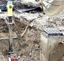 Монтаж гидрантов пожарных в колодце - вариант 3