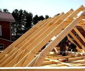 Монтаж холодной кровли - модель 3