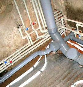 Монтаж канализации - тип 2