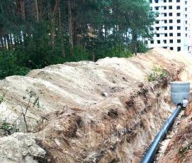 Монтаж канализации зданий - вариант 1