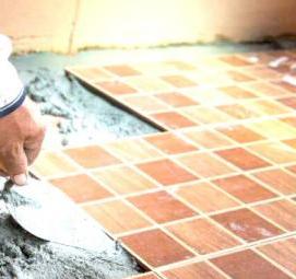 Монтаж керамической плитки - тип 2