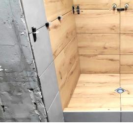 Монтаж керамогранита на стены - тип 2