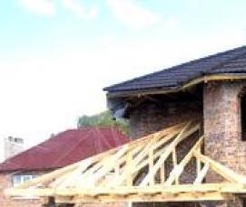 Монтаж композитной кровли - вариант 2