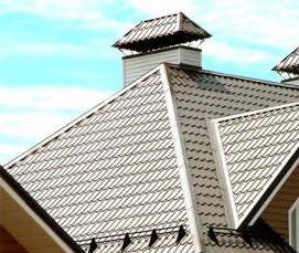 Монтаж кровли из металлочерепицы - модель 1