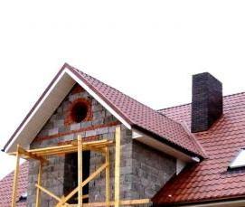 Монтаж кровли из металлочерепицы - модель 4