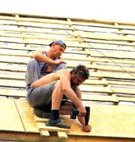 Монтаж кровли - модель 4