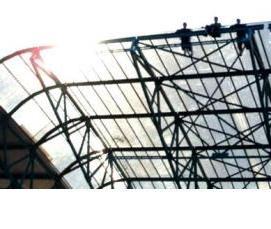 Монтаж кровли на металлическом каркасе - вариант 3