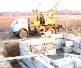 Монтаж ленточного фундамента - тип 2