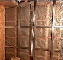 Монтаж листовых панелей мдф на стену - модель 1