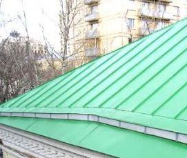 Монтаж металлической кровли - тип 4