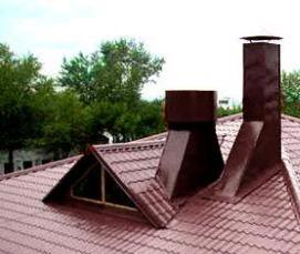 Монтаж металлической кровли - тип 3