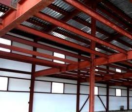 Монтаж металлоконструкций и сэндвич панелей - модель 4