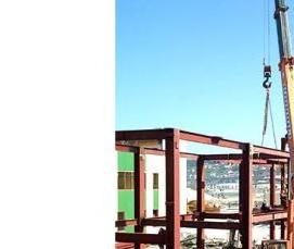 Монтаж металлоконструкций каркаса здания - вариант 3