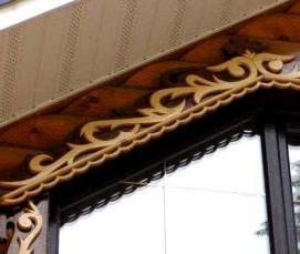 Монтаж наличников на окна - модель 1