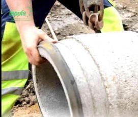 Монтаж наружной канализации - модель 1