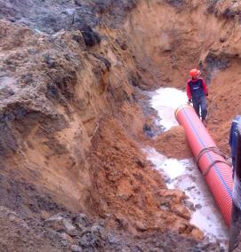 Монтаж наружных сетей водоснабжения - тип 2