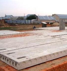 Монтаж опорных плит - модель 3