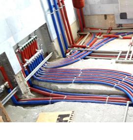 Монтаж отопления дома - тип 4