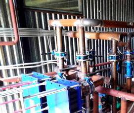 Монтаж парового отопления - модель 2