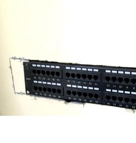 Монтаж патч панели - модель 1