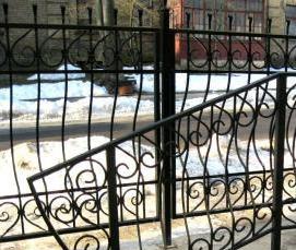 Монтаж перил ограждений - тип 1