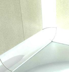 Монтаж плинтуса ванной - тип 3