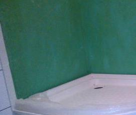 Монтаж подиума под душевую кабину - тип 3