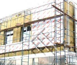 Монтаж подсистемы вентилируемых фасадов - модель 1