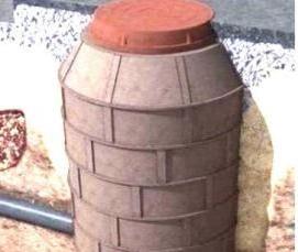 Монтаж  колодцев - модель 3