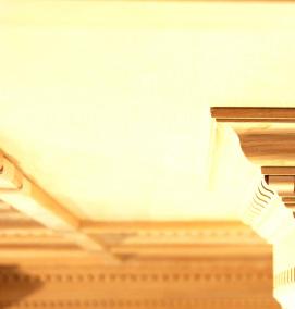 Монтаж потолочного молдинга - вариант 1