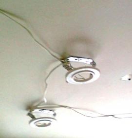 Монтаж потолочных светильников - вариант 4