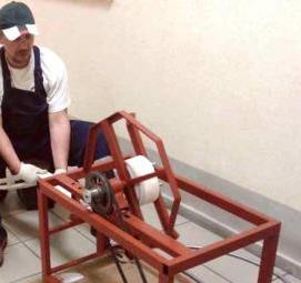 Монтаж пожарного рукава - модель 2