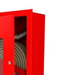 Монтаж пожарного шкафа - модель 1