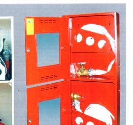 Монтаж пожарного шкафа - модель 3