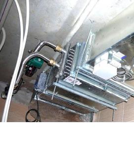 Монтаж приточной системы вентиляции - модель 3