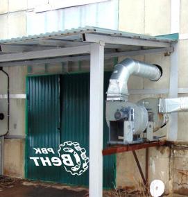 Монтаж приточной системы вентиляции - модель 2