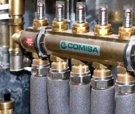 Монтаж распределительного коллектора - тип 3