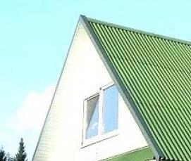 Монтаж шиферной кровли - модель 3