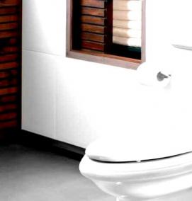 Монтаж сиденья для унитаза - модель 4