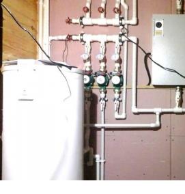 Монтаж системы отопления дома - вариант 3