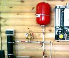 Монтаж системы отопления одноэтажного дома - тип 4