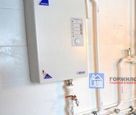 Монтаж системы отопления одноэтажного дома - тип 2