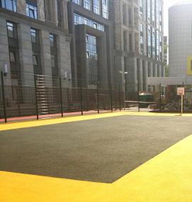 Монтаж спортивных покрытий - вариант 1